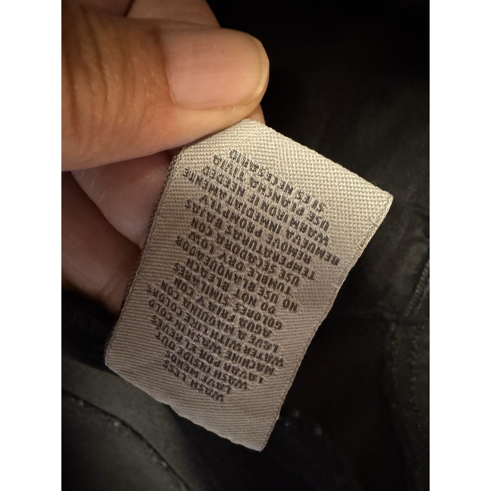 1511 Inc. Women's Distressed Size Medium Black Denim Trucker Pockets - Picture 8 of 12